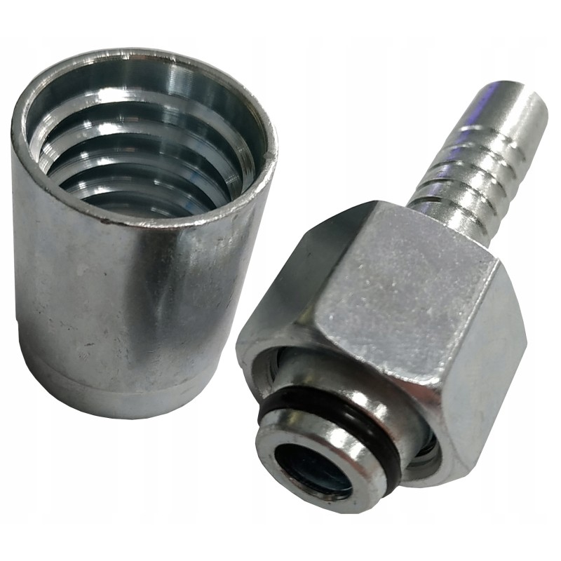 5x M16 O-ring straight connector with DN8 5 16 sleeve