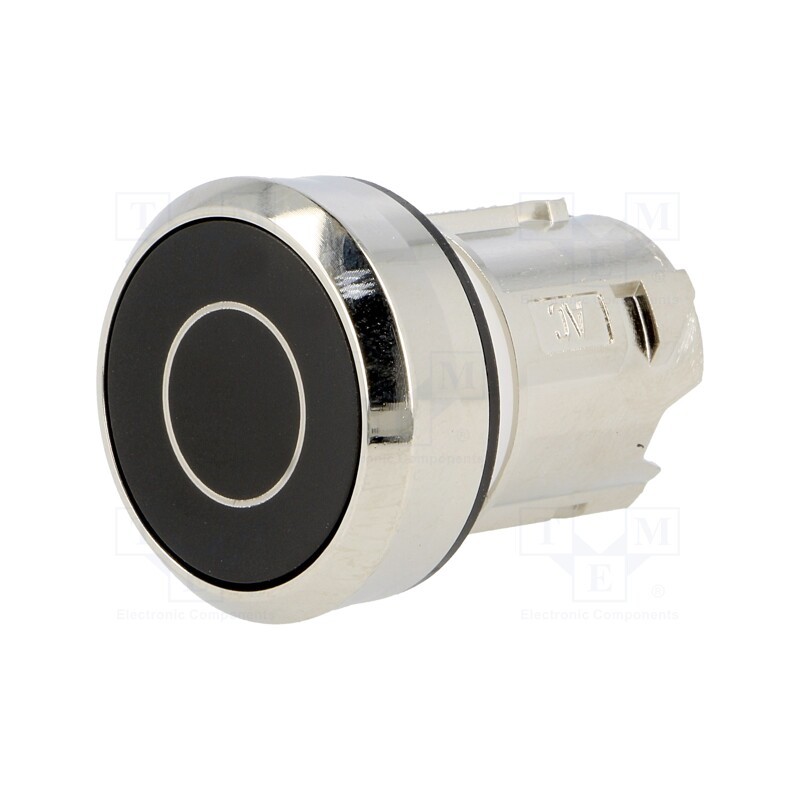 1 pcs x SIEMENS - 3SU1050-0AB10-0AD0 - Switch: push-button, 22mm, Stabl.pos: 1, black, none, IP67, flat