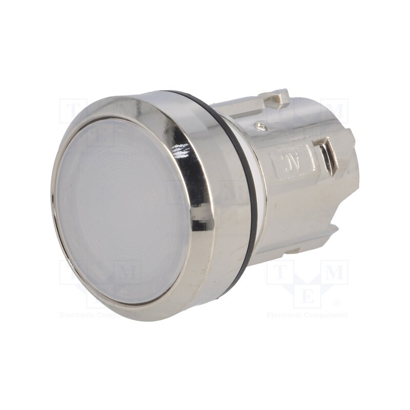 1 pcs x SIEMENS - 3SU1051-0AB60-0AA0 - Switch: push-button, 22mm, Stabl.pos: 1, white, IP67, flat, Pos: 2