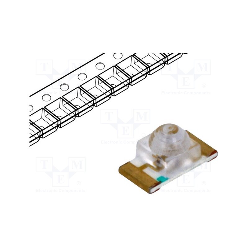 5 pcs x OPTOSUPPLY - OSY5120641E - LED, SMD, 1206, yellow, 300÷500mcd, 3.2x1.6x1.8mm, 35°, 1.8÷2.4V