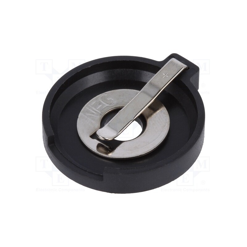 10 pcs x CONNFLY - DS1092-BNP - Socket, CR2412,CR2430,DL2430, Batt.no: 1, horizontal,THT, H: 7.5mm