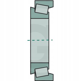 Single row tapered roller bearing 30205