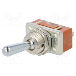 1 pcs x PANASONIC - T106AFJ - Switch: toggle, Pos: 2, SPST, ON-OFF, 6A/125VAC, 6A/30VDC, -25÷70°C