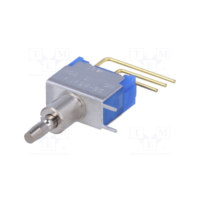 1 pcs x NKK SWITCHES - DB2511V - Switch: push-button, Pos: 2, SPDT, 0.01A/28VAC, 0.01A/28VDC, 1000MΩ