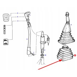 822100090090 gear lever cover
