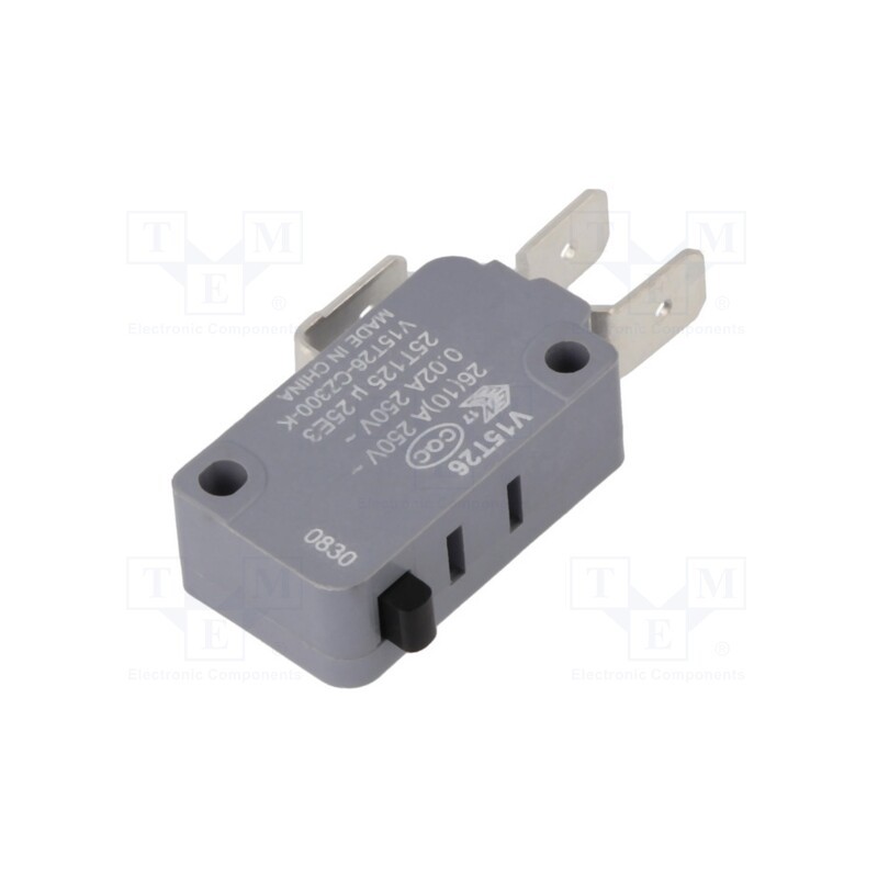 1 pcs x HONEYWELL - V15T26-CZ300-K - Microswitch SNAP ACTION, 26A/250VAC, without lever, SPDT, Pos: 2