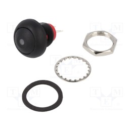 1 pcs x KNITTER-SWITCH - DPWL 1 CG-KY - Switch: push-button, Pos: 2, SPST-NO, 0.4A/32VAC, 0.125A/50VDC