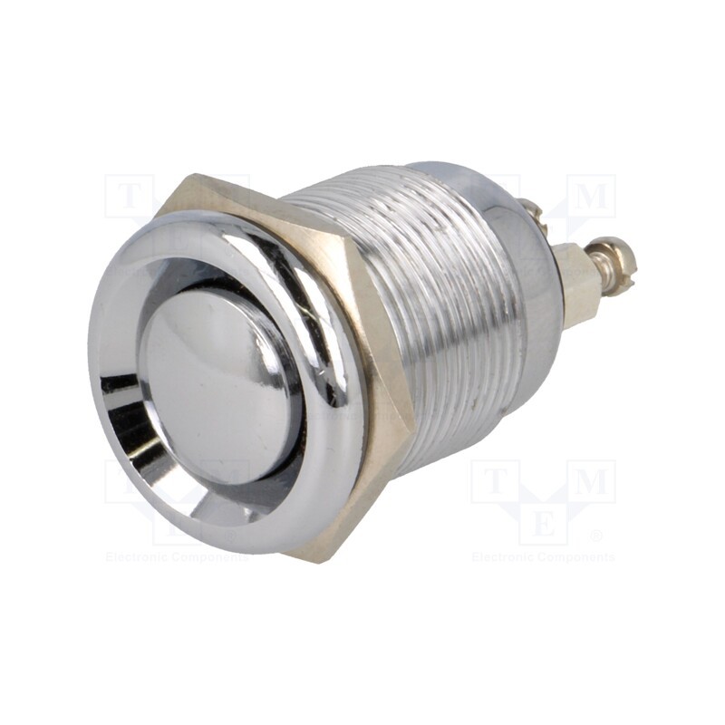 1 pcs x NINIGI - PS28B-3 - Switch: vandal resistant, Pos: 2, SPST-NO, 2A/250VAC, IP40, Ø19mm