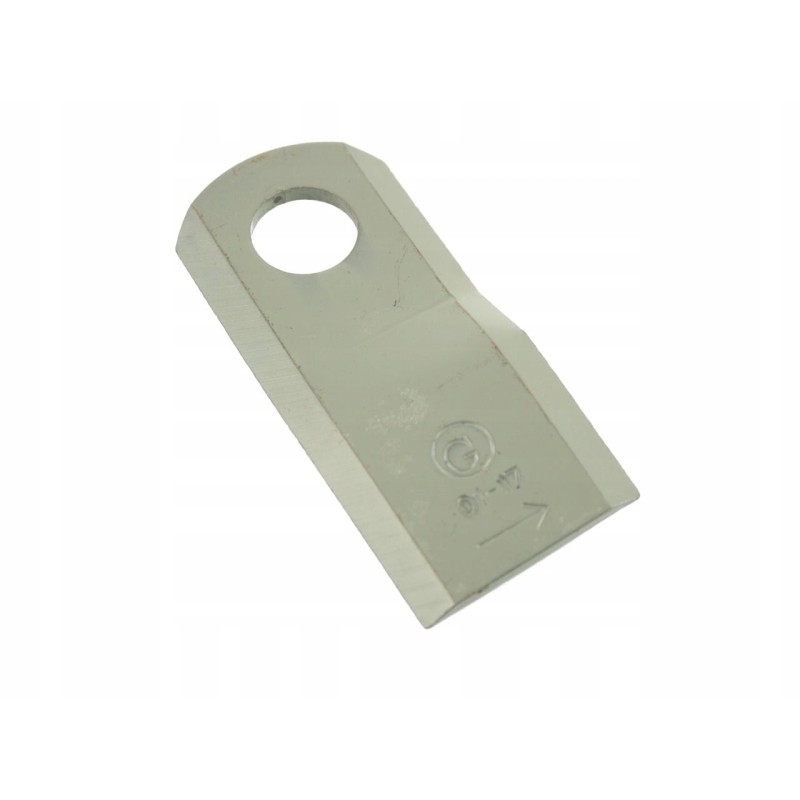 Kuhn right mower blade with rounding k6802980