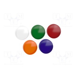 1 pcs x SCHNEIDER ELECTRIC - ZB5AV003 - Control lamp, 22mm, Harmony XB5, -25÷70°C, Ø22mm, IP66, Kind: flat