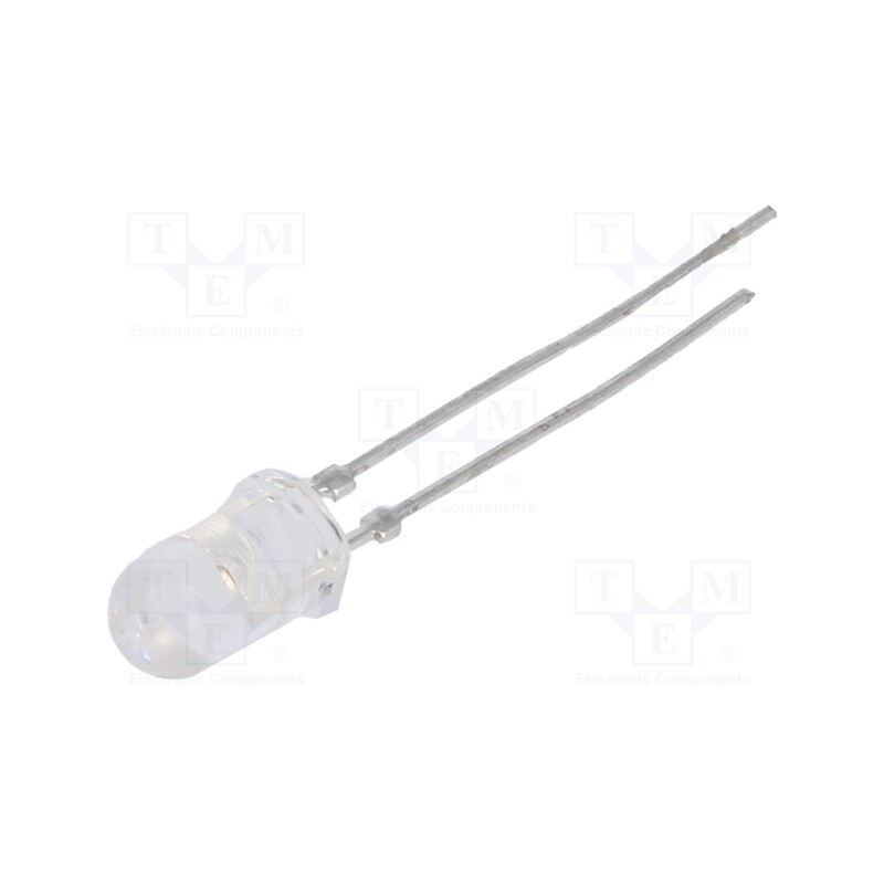 5 pcs x CREE LED - C503B-RCS-CW0Z0AA2 - LED, 5mm, red, 3000÷12000mcd, 30°, Front: convex, 2.1÷2.6V, 130mW