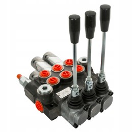 3-section hydraulic distributor 40l 1d 1p 1p