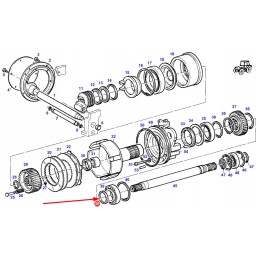 X534538900000 PTO clutch spacer