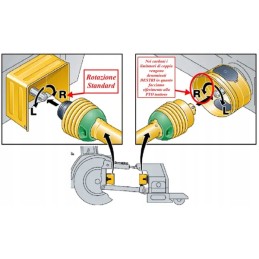 Cardan shaft t60 l 860 mm friction clutch unit