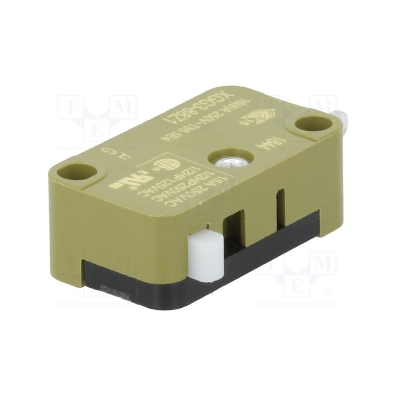 1 pcs x SAIA-BURGESS - XGG3-88Z1 - Microswitch SNAP ACTION, 16A/250VAC, without lever, SPDT, Pos: 2