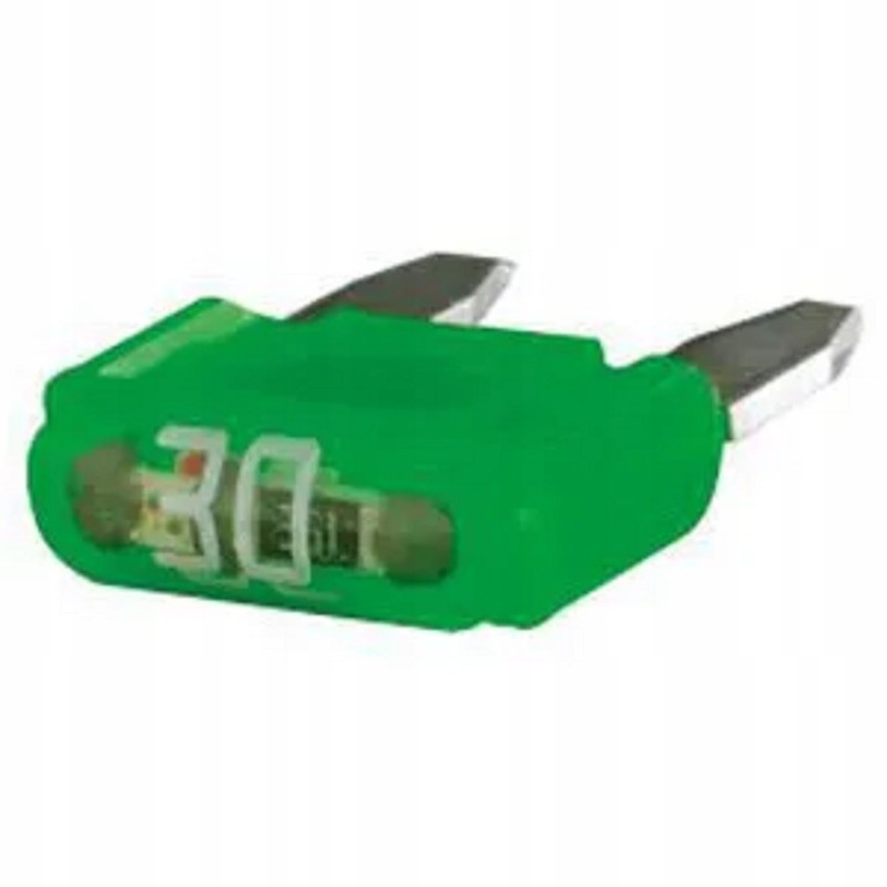 Blade fuse 30a green set of 10 pcs