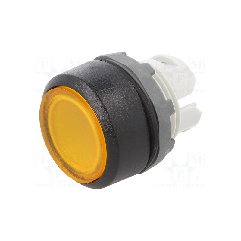 1 pcs x ABB - 1SFA611100R1103 - Switch: push-button, 22mm, Stabl.pos: 1, yellow, MLB-1, IP66, flat