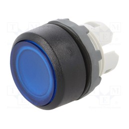 1 pcs x ABB - 1SFA611100R1104 - Switch: push-button, 22mm, Stabl.pos: 1, blue, MLB-1, IP66, flat