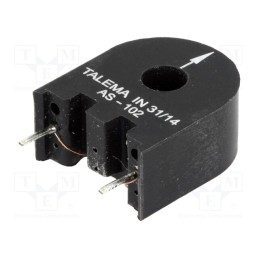 1 pcs x TALEMA - AS102 - Current transformer, AS, R: 4.5Ω, 100mH, 75mA, W: 9.53mm, Ø: 5mm
