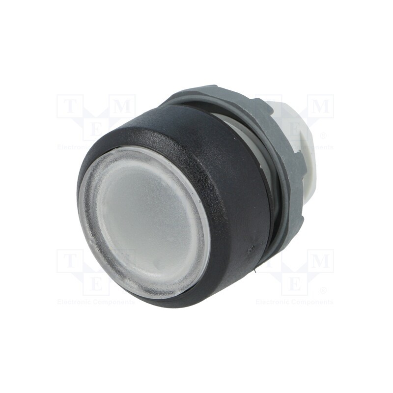 1 pcs x ABB - 1SFA611100R1108 - Switch: push-button, 22mm, Stabl.pos: 1, transparent, MLB-1, IP66
