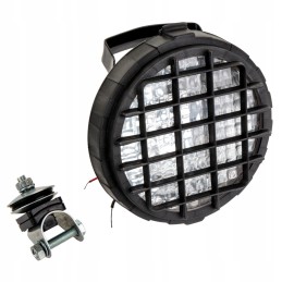 Halogen work lamp, round searchlight, fv thread