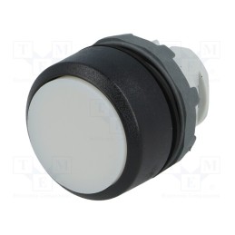 1 pcs x ABB - 1SFA611100R1105 - Switch: push-button, 22mm, Stabl.pos: 1, white, MLB-1, IP66, flat