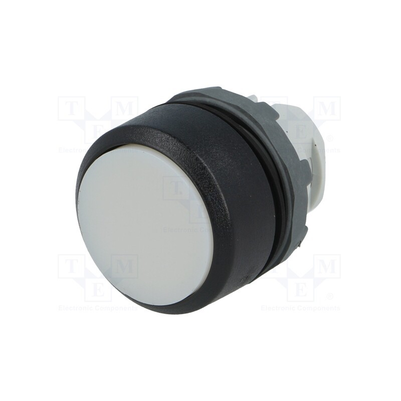 1 pcs x ABB - 1SFA611100R1105 - Switch: push-button, 22mm, Stabl.pos: 1, white, MLB-1, IP66, flat