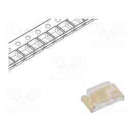 5 pcs x EVERLIGHT - 19-213SUBC/S400-A5/S208-2/TR8 - LED, SMD, blue, 10÷32mcd, 1.6x0.8x0.6mm, 120°, 2.7÷3.1V, 5mA, 40mW