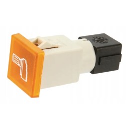 Square indicator light 12 24v amber, screw on