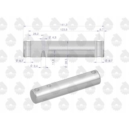 Lower link roller 1695314m1 mf3 original Ursus