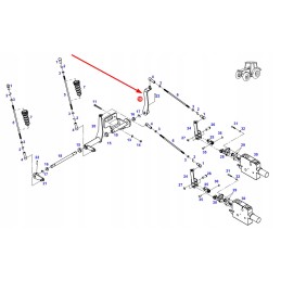 H117961700420 steering mechanism arm