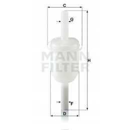 Fuel filter mb w201 mann