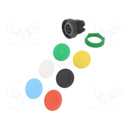 1 pcs x SCHNEIDER ELECTRIC - ZB5AA9 - Switch: push-button, 22mm, Stabl.pos: 1, none, IP66, flat, Pos: 2