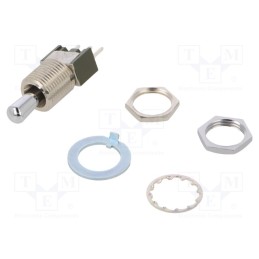 1 pcs x NKK SWITCHES - M2019BB1W03 - Switch: toggle, Pos: 3, SPDT, ON-OFF-(ON), 6A/125VAC, 3A/30VDC
