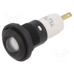 1 pcs x CML INNOVATIVE TECHNOLOGIES - 1937125W - Indicator: LED, white, 12VDC, 12VAC, Ø16mm