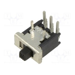 1 pcs x TE Connectivity - 1571984-1 - Switch: slide, Pos: 2, SPDT, 0.4A/20VAC, 0.4A/20VDC, ON-ON, THT, 40mΩ