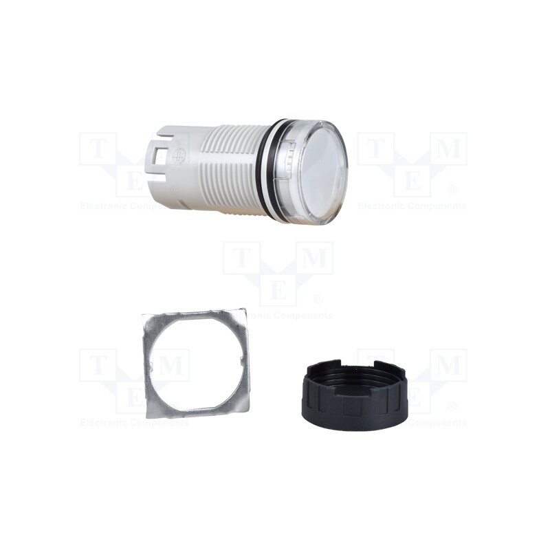 1 pcs x SCHNEIDER ELECTRIC - ZB6AV1 - Control lamp, 16mm, Harmony XB6, -25÷70°C, Illumin: ZB6Z, Ø16mm