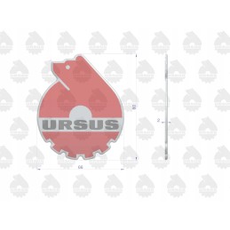 Emblem sticker 3D W3 original Ursus