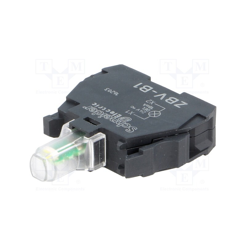1 pcs x SCHNEIDER ELECTRIC - ZBVB1 - Illuminating unit, 22mm, Harmony XB4, -25÷70°C, Illumin: LED