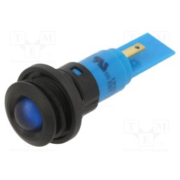 1 pcs x CML INNOVATIVE TECHNOLOGIES - 19371357 - Indicator: LED, blue, 24VDC, 24VAC, Ø16mm
