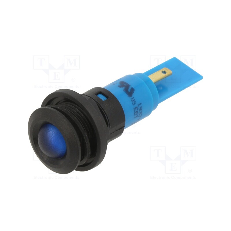 1 pcs x CML INNOVATIVE TECHNOLOGIES - 19371357 - Indicator: LED, blue, 24VDC, 24VAC, Ø16mm