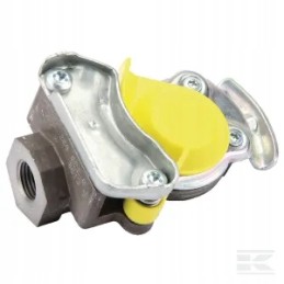 Open pneumatic connector m16x1 5 yellow