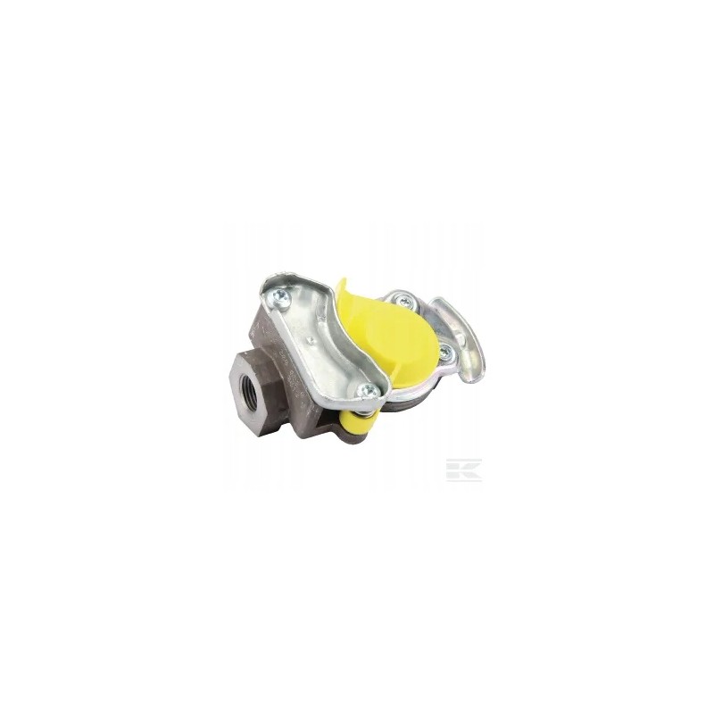 Open pneumatic connector m16x1 5 yellow