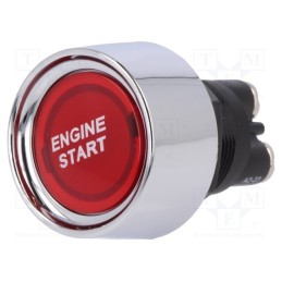 1 pcs x SCI - A2-23B-07 - Switch: push-button, Pos: 2, SPST-NO, 50A/12VDC, OFF-(ON), IP40