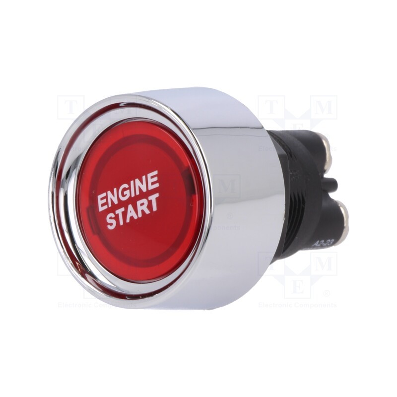 1 pcs x SCI - A2-23B-07 - Switch: push-button, Pos: 2, SPST-NO, 50A/12VDC, OFF-(ON), IP40