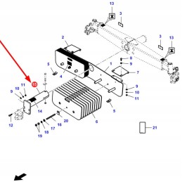 La323385550 rear hitch mounting