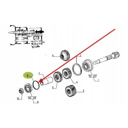 7700648743 PTO shaft washer 80 x 87 x 0 50