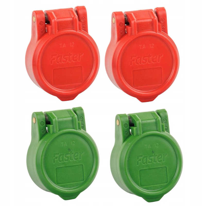 Dust covers for euro faster sockets, 4 pcs