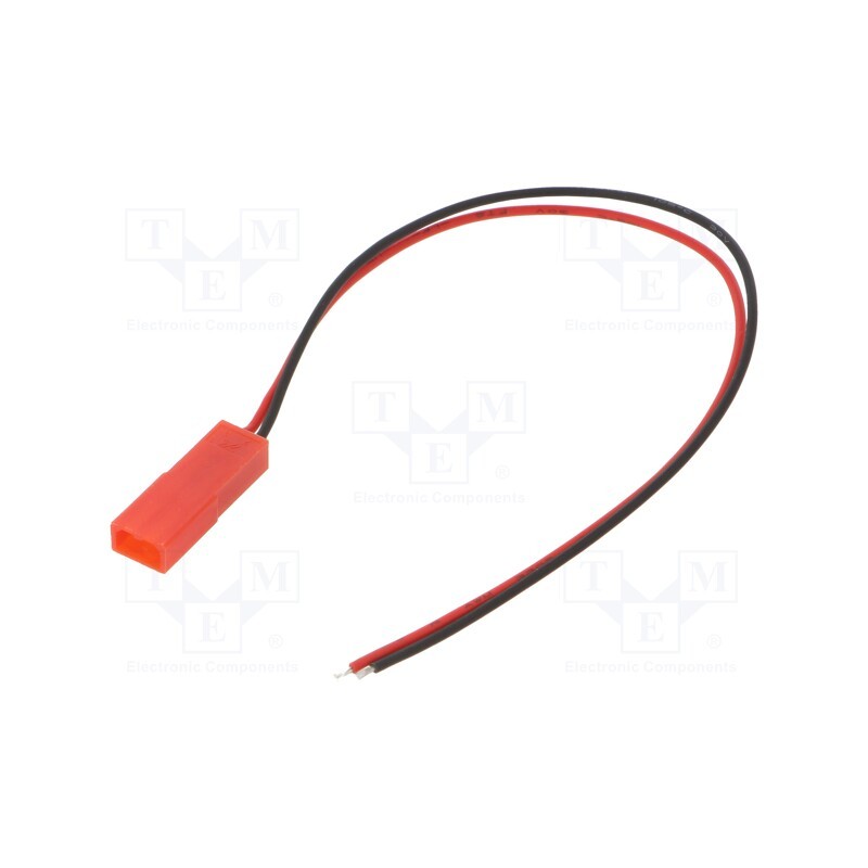 10 pcs x - JST-SYP-2P-LIPO - Connector, cables,JST SYR-02T socket, 150mm