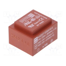1 pcs x MYRRA - 44057 - Transformer: encapsulated, 1VA, 230VAC, 12V, 12V, 42mA, 42mA, PCB